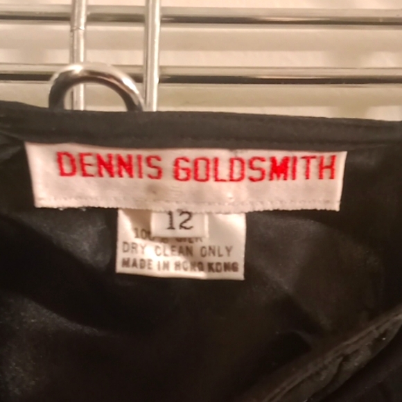 Dennis Goldsmith hand tailored silk dress Size 12 - Picture 6 of 8